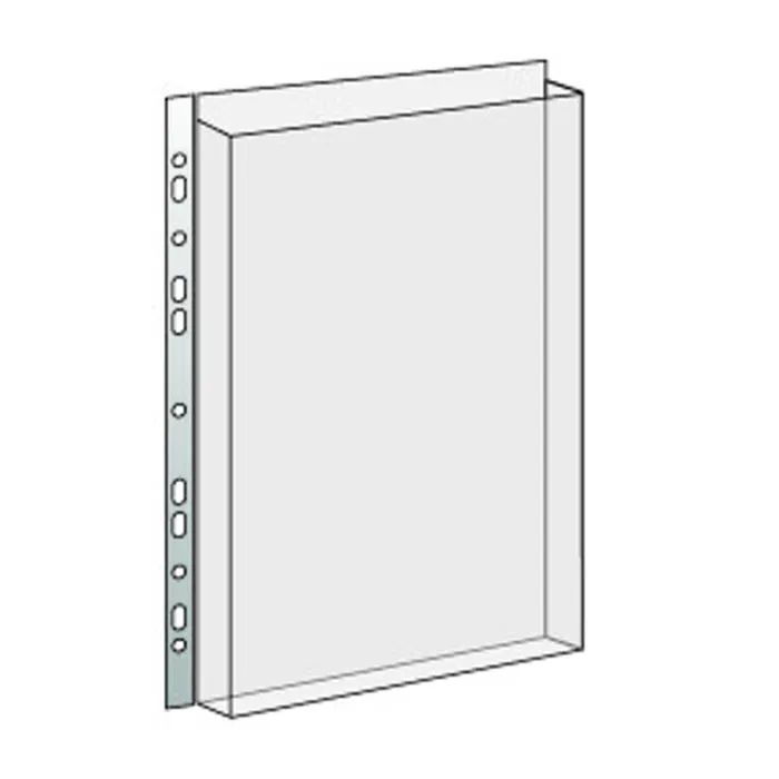 Termék főképe Průhledný obal na katalogy PP eurozávěs 180mic.240x310x20mm [10 ks]
