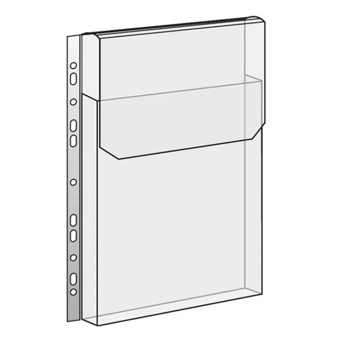 Termék főképe Průhledný obal na katalogy PVC eurozávěs ,s klopou , 165mic. [10 ks]