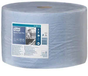 Ipari papírtörlő Tork 130051 Plus Advanced 420 nagy tekercs kék [1 db]