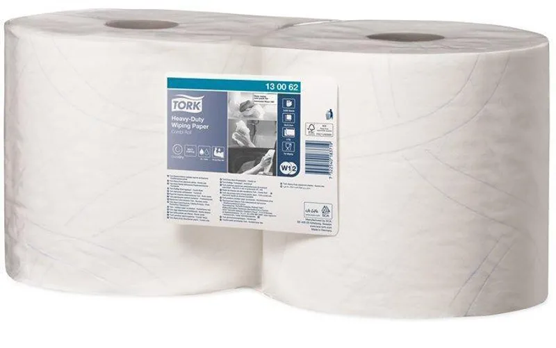 Termék főképe Průmyslová papírová utěrka Tork 130062 Heavy-Duty Advanced 430 malá role bílá [1 ks]