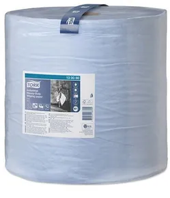 Ipari papírtörlő tekercs Tork 130080 W1 3 rétegű 255 m kék [1 db]
