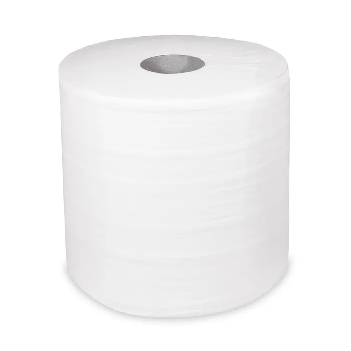 Termék főképe Průmyslová utěrka rolovaná 2vrstvá s ražbou bílá průměr 27cm 24cmx 304m [1 ks]