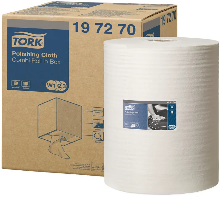 Termék főképe Průmyslová utěrka z netkané textílie Tork 197270 Premium - leštění malá role [1 ks]