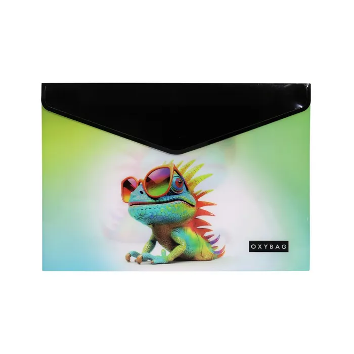 Termék főképe Psaníčko s drukem A4 s tiskem crazy animals chameleon