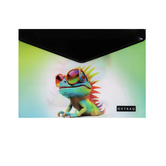 Termék főképe Psaníčko s drukem A4 s tiskem crazy animals chameleon