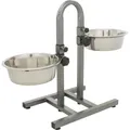 Dog bar - állítható tálmagasság, 2x 2,8l/24cm tál