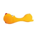 Következő termékkép Fekvő kutya - súlyzó alakú, hanggal, 22 cm, latex, narancs, HipHop