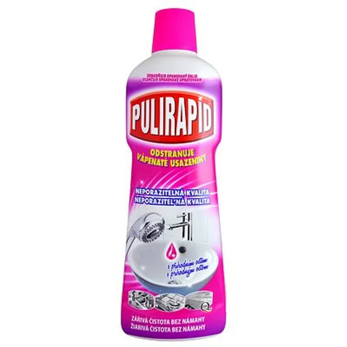 Termék főképe Pulirapid Aceto na vápenaté usazeniny tekutý čistič s přírodním octem 750 ml
