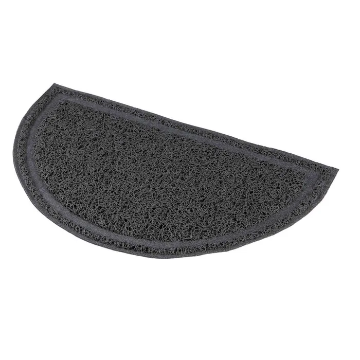 Termék főképe Půlkruhová PVC předložka šedá k WC 41 x 25 cm