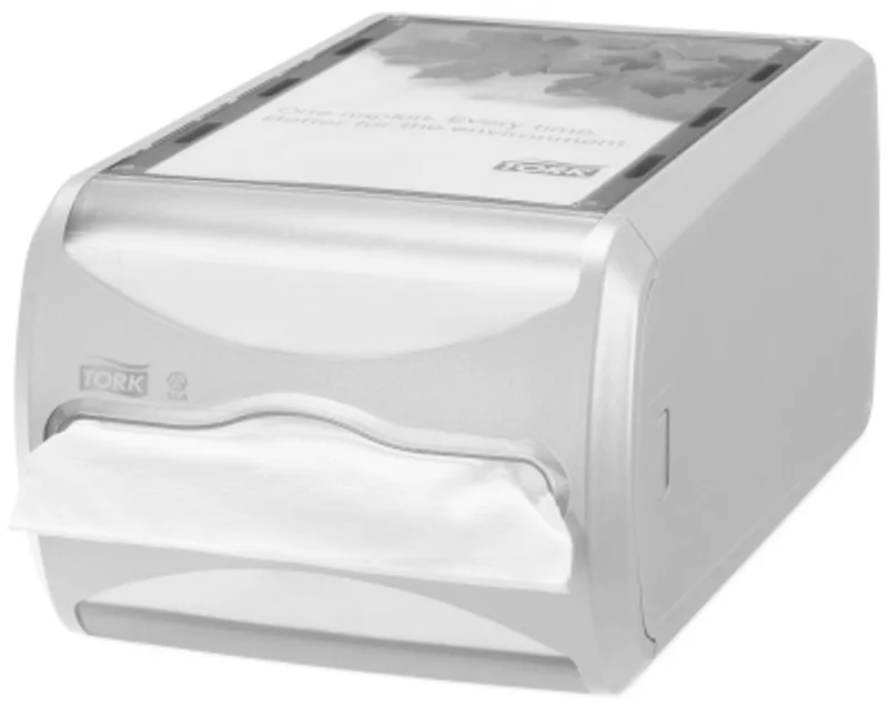 Termék főképe Pultový zásobník TORK 272513 Xpressnap na papírové ubrousky N4 světlešedý [1 ks]