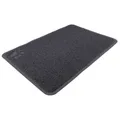 PVC szőnyeg manccsal, szürke WC-hez 45 x 37 cm