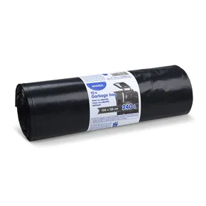 Szemeteszsák (LDPE) típus fekete 100 x 125 cm 240L [10 db]