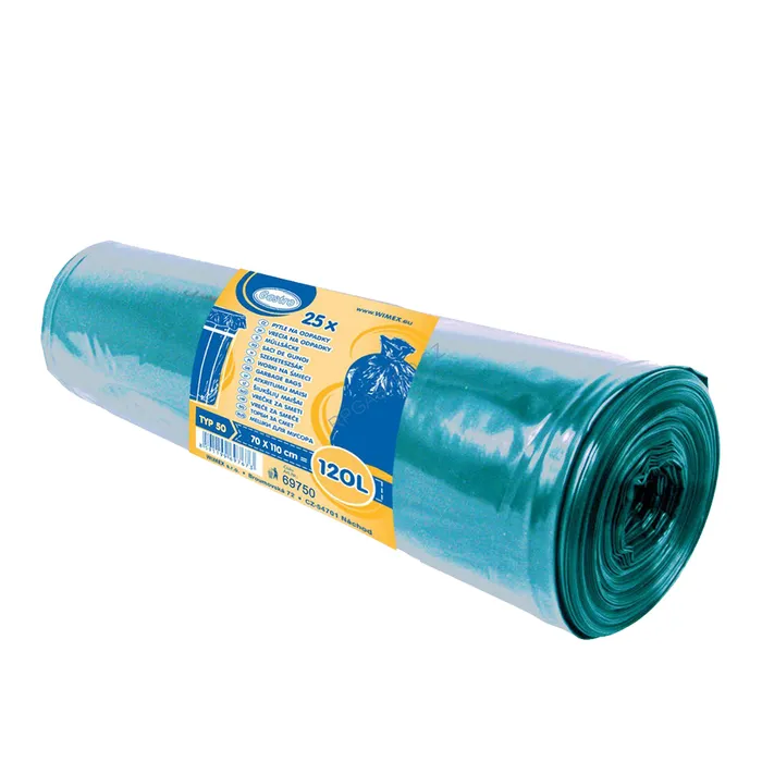 Termék főképe Pytel na odpadky (LDPE) ECONOMY modrý 70 x 110 cm 120L [25 ks]