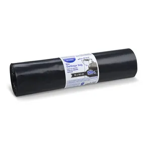 Szemeteszsák (LDPE) extra erős fekete 70 x 110 cm 120L [15 db]