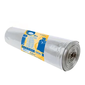 Szemeteszsák (LDPE) átlátszó 70 x 110 cm 120L [25 db]