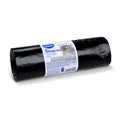 Szemeteszsák (LDPE) önzáró szalaggal fekete 70 x 100 cm 120L [25 db]