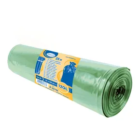 Szemeteszsák (LDPE) zöld 70 x 110 cm 120L [25 db]
