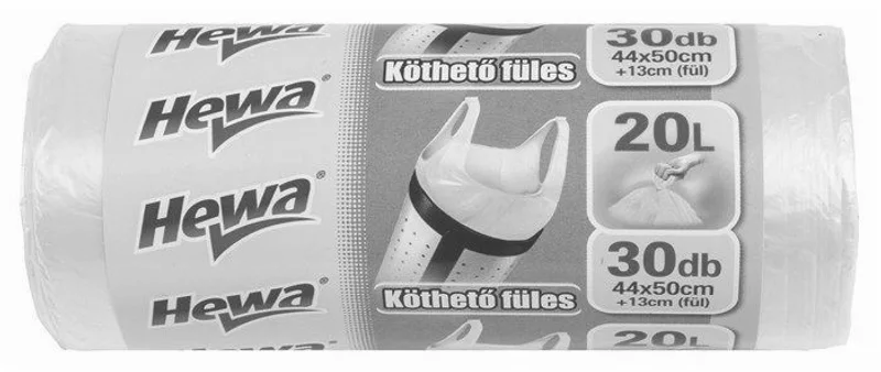 Termék főképe Pytle na odpadky, s oušky, 20l, 30 ks, HEWA
