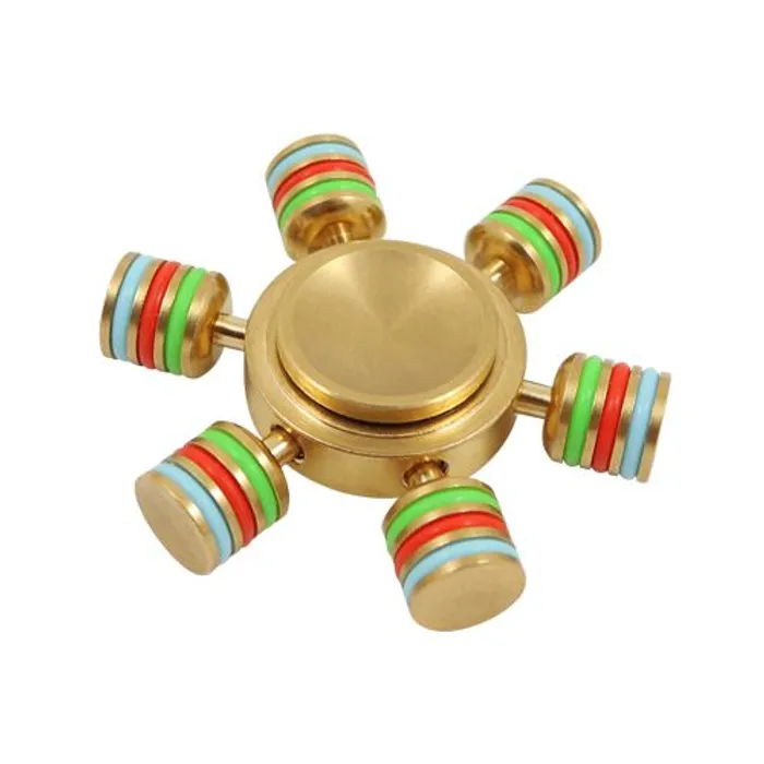 Termék főképe Rainbow Fidget Spinner - 6,0 cm mosazný kov