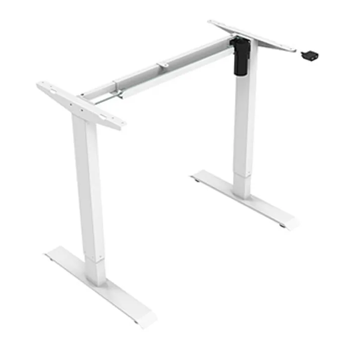 Termék főképe Rám stolu, elektricky nastavitelná výška, rozsah 500 mm, 100V-240V, bílý, 70 kg nosnost,