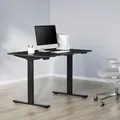 Asztalváz, elektromosan állítható magasságú, hatótáv 500 mm, ütközésgátló rendszer, fekete, 100 k
