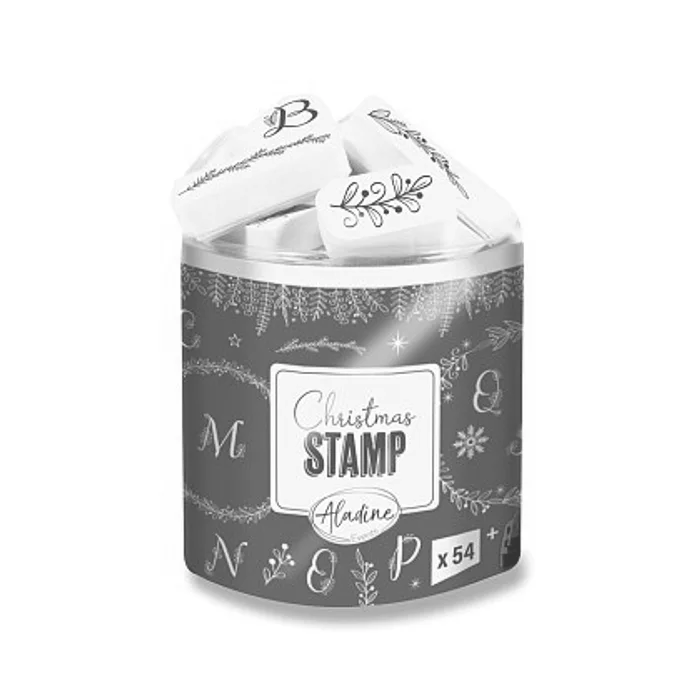 Termék főképe Razítka Aladine Creative Stamp - Vánoční abeceda, 54 ks