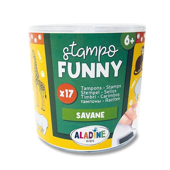 Termék főképe Razítka Aladine Stampo Funny Safari, 17 ks