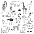 Következő termékkép Aladine Stampo Funny Safari bélyegzők, 17 db