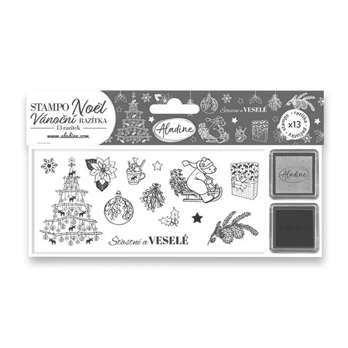 Termék főképe Razítka Aladine Stampo Noël Severské Vánoce, 13 ks