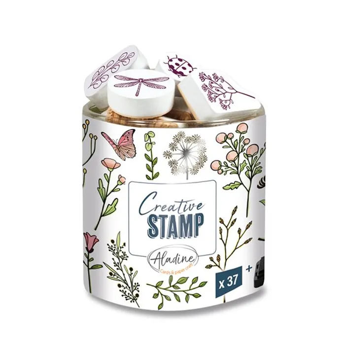 Termék főképe Razítka Creative Stamp Jarní louka, 37 ks