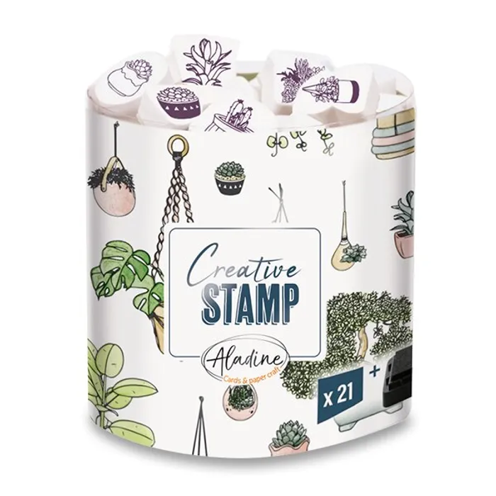 Termék főképe Razítka Creative Stamp Rostliny, 21 ks