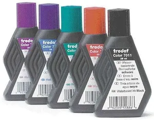 Színes bélyegző, 28 ml, TRODAT, zöld