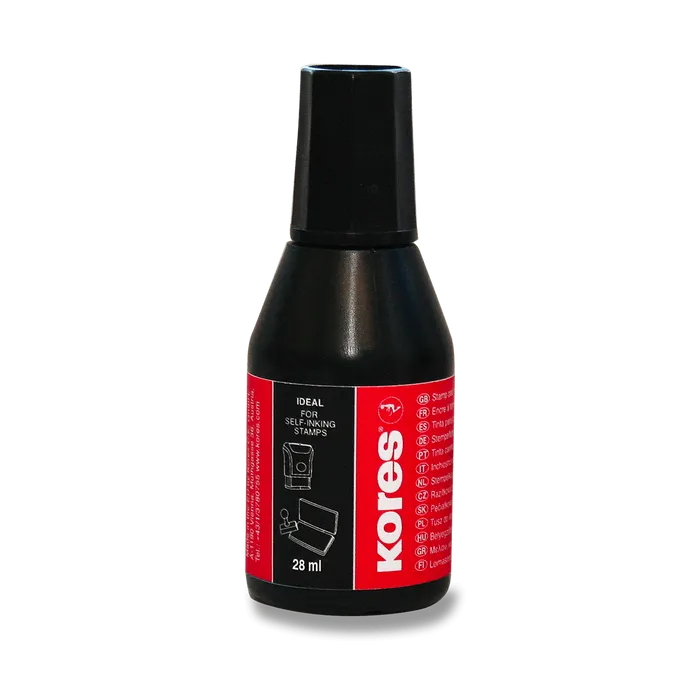Termék főképe Razítkovací barva Kores - 28 ml černá