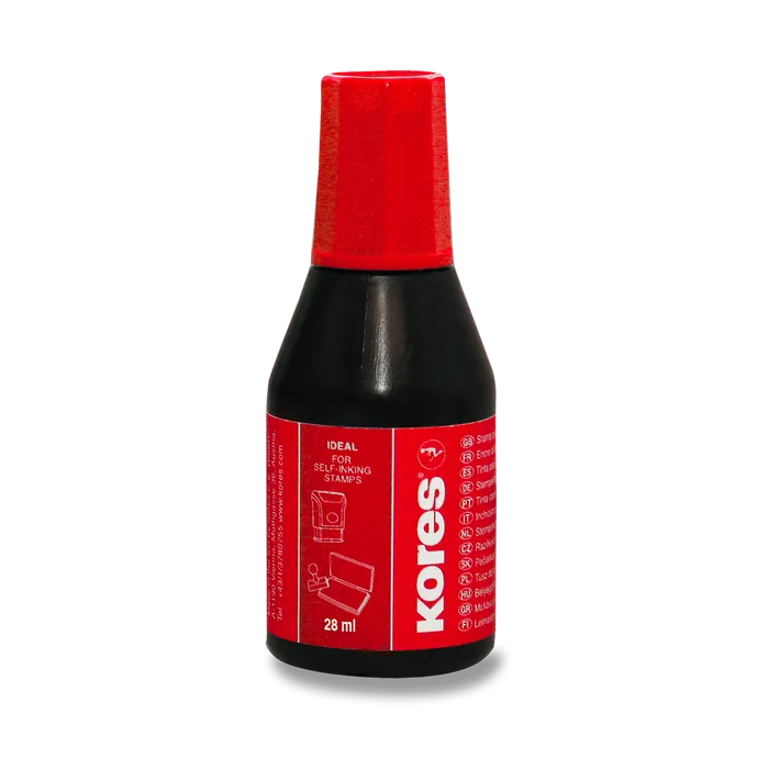 Termék főképe Razítkovací barva Kores - 28 ml červená