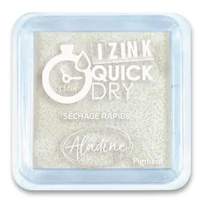 Bélyegzőpárna Aladine Izink Quick Dry fehér
