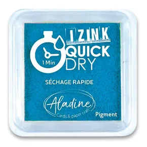 Bélyegzőpárna Aladine Izink Quick Dry türkiz