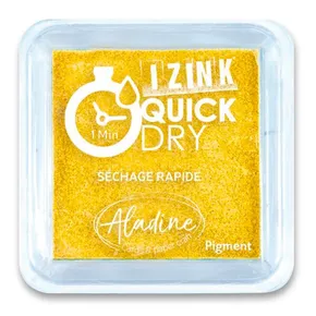Bélyegzőpárna Aladine Izink Quick Dry sárga