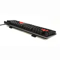 RED FIGHTER K1, billentyűzet US, játék, háttérvilágítású vezetékes (USB), fekete, 3 színű háttérvilágítás