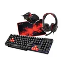 RED FIGHTER K1, billentyűzet US, játék, háttérvilágítású vezetékes (USB), fekete, 3 színű háttérvilágítás