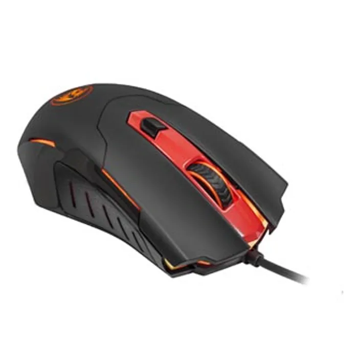 Termék főképe Redragon Myš PEGASUS, 7200DPI, optická, 7tl., 1 kolečko, drátová USB, černo-červená, hern