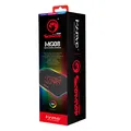RGB egérpad, MG8, játék, fekete, 350 x 250 mm, 3 mm, Marvo, RGB háttérvilágítás