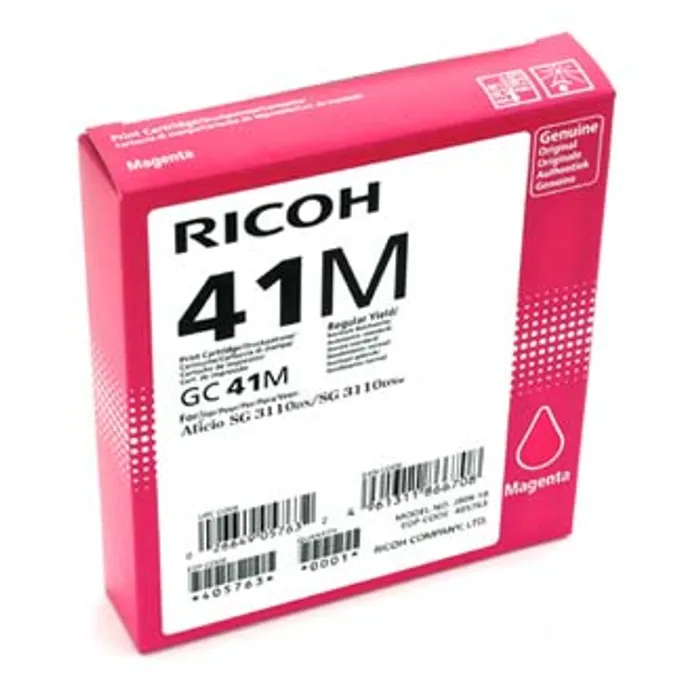 Termék főképe Ricoh originální gelová náplň 405763, magenta, 2200str., GC41HM, Ricoh AFICIO SG 3100, SG