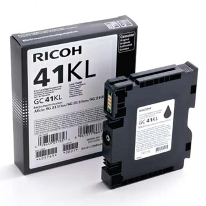 Termék főképe Ricoh originální gelová náplň 405765, black, 600str., GC41KL, Ricoh AFICIO SG 3100, SG 31