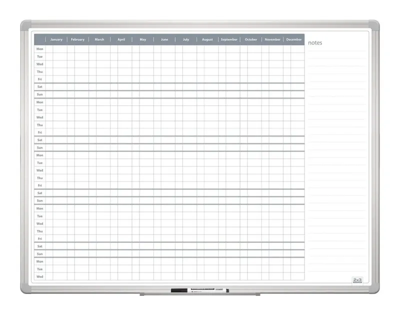 Termék főképe Roční plánovací tabule 90x120 ENG New design