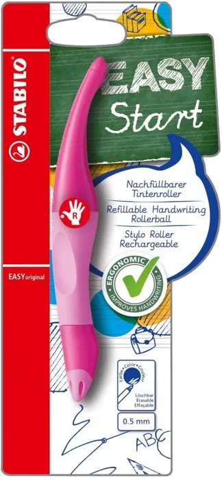 Termék főképe Roller "EasyOriginal Start", metalická/neon růžová, 0,5 mm, pro praváka, STABILO