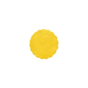 Poháralátét (PAP-Airlaid) PREMIUM sárga átmérő 9cm [40 db]