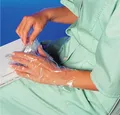 Fólia kesztyű (HDPE) egyszerhasználatos színtelen `L` dobozos [500 db]