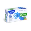 Kesztyű (Nitril) púdermentes kék `M` [100 db]