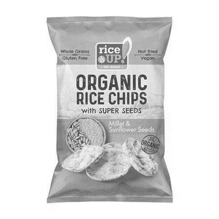 Termék főképe Rýžové chipsy "Bio", jáhly a slunečnicová semínka, 25 g, RICE UP