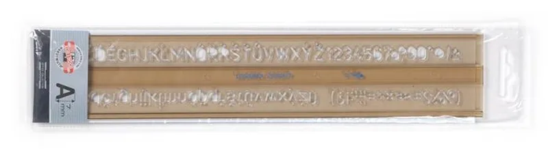 Termék főképe Šablona 748008 písmenková 7mm